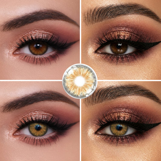 Cleopatra Hazel Daily colored contact lenses