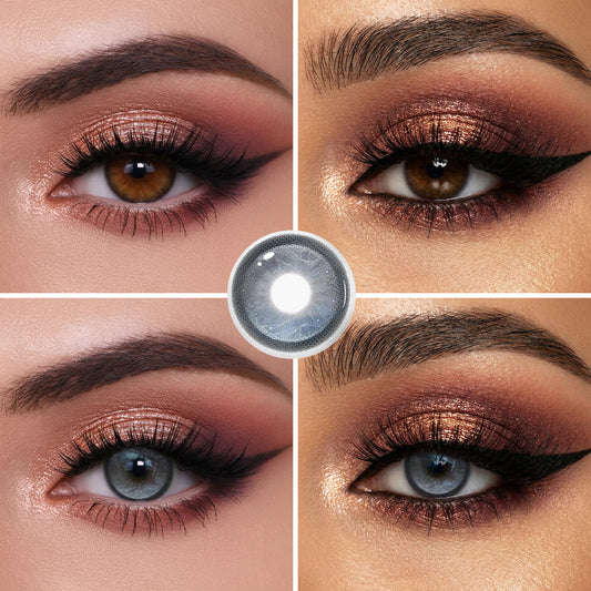 Gilded Tides Blue Yearly (Rx) colored contact lenses