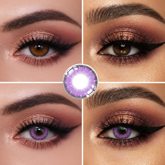 Saint Laurent Purple Yearly colored contact lenses