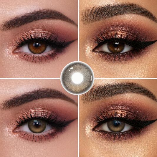 Chocolate Mocha Yearly (Rx) colored contact lenses