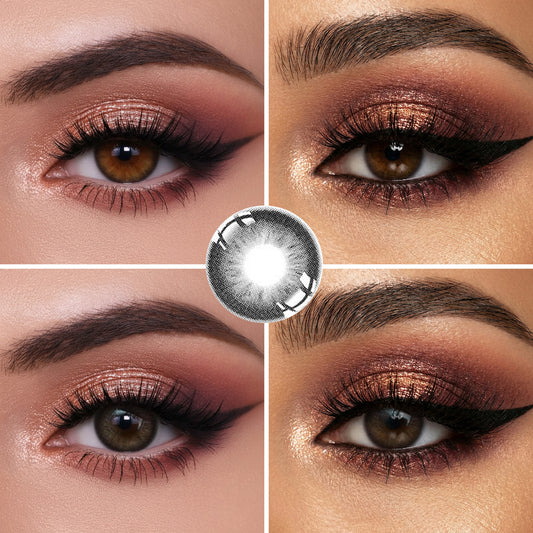 Black Amber Daily colored contact lenses